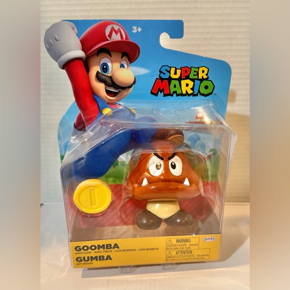 Jakks Pacific Super Mario Goomba & Coin Brand New - Picture 5 of 9